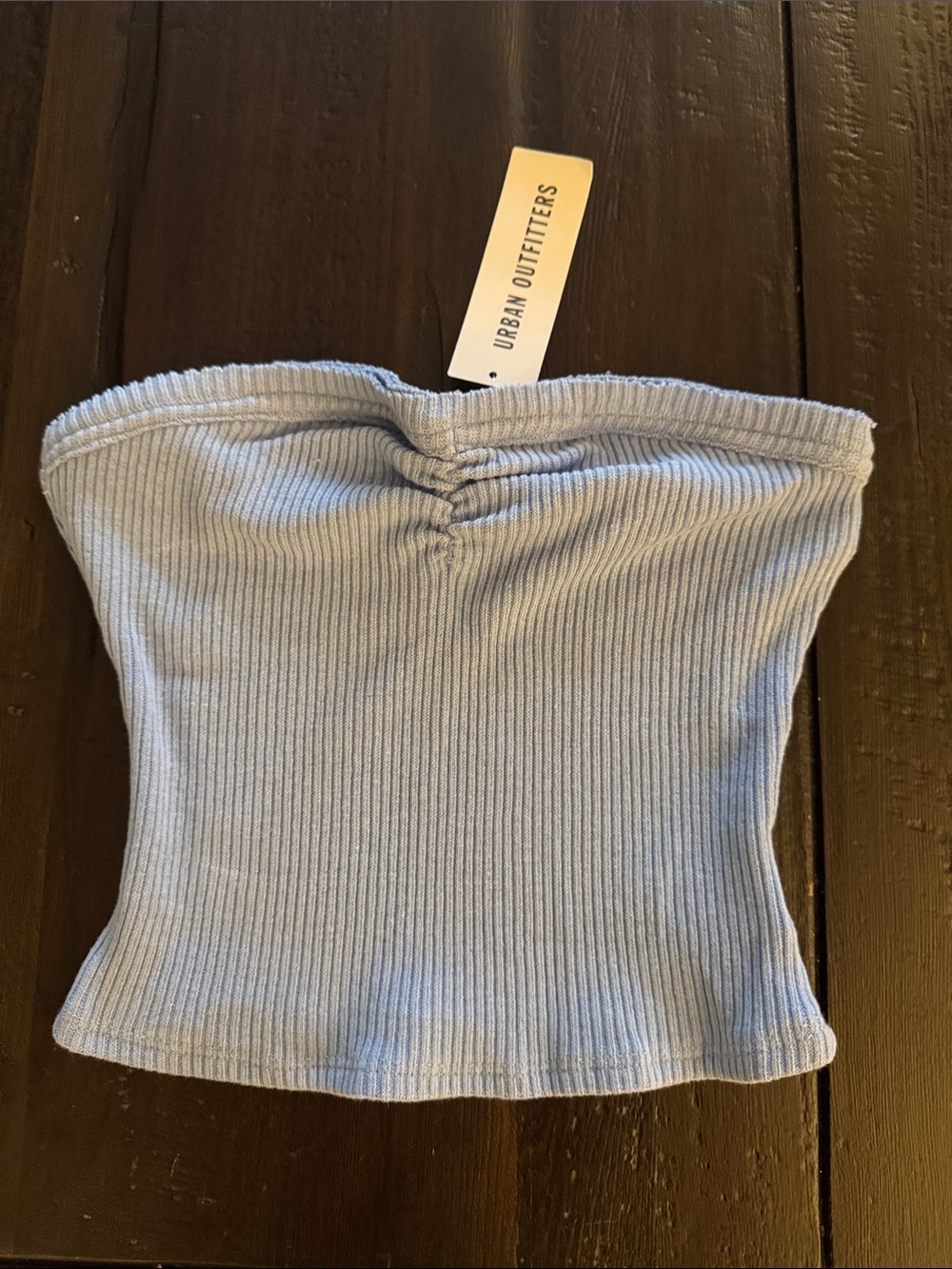 NWT Urban Outfitters periwinkle blue strapless top